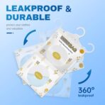 Vacplus Moisture Absorbers Packets, Fragrance Free 5 Pack, Humidity Packs, Dessicant Packets, Hanging Closet Dehumidifier Bags, Odor Eliminator for Bathroom 9.8OZ - Image 7