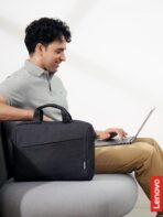 Lenovo Laptop Bag T210, Messenger Shoulder Bag for Laptop or Tablet, Sleek, Durable & Water-Repellent Fabric - Image 3
