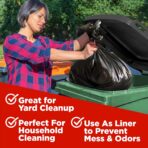 Toughbag 40-45 Gallon Trash Bags Heavy Duty (100 Count) - 39, 40, 42, 44 Gallon Trash Bags for Contractors, Commercial, Home, Kitchen - Made in USA - Image 5
