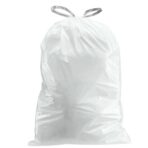 Plasticplace Custom Fit Trash Bags Compatible w Simplehuman Code H Drawstring Bags 8-9 Gallon Tear-Resistant Liner 200 Count Heavy-Duty Waste Disposal - Image 4