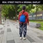 CAIHONG 100 Pcs Drawstring Backpack Bulk Drawstring Bags Cinch Sack for Gym, Yoga, Shopping, Sports, Hiking or Gifts for Women and Men, Royalblue - Image 4