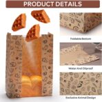 24PCS Paper Bread Bags for Homemade Bread and Sourdough, Clear Window Bakery Bags for Storage and Gifting, 50% Thicker Kraft Material, Includes Sealing Stickers - Image 4