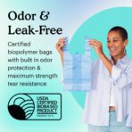 Because Incontinence Disposal Bags, Tear Resistant Disposal Bags for Men & Women, Extra-Large, Leak Protection, Odor Blocking, 50 Count - Image 3