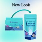 Because Incontinence Disposal Bags, Tear Resistant Disposal Bags for Men & Women, Extra-Large, Leak Protection, Odor Blocking, 50 Count - Image 8