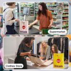 【100】Custom Plastic Bags with Logo, Personalized Plastic Gift Bags suitable for small businesses, clothing stores, and supermarkets, Premium Bags with Handles – Wholesale Discounts - Image 7