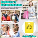 【100】Custom Plastic Bags with Logo, Personalized Plastic Gift Bags suitable for small businesses, clothing stores, and supermarkets, Premium Bags with Handles – Wholesale Discounts - Image 8