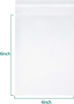 joybest 1000 Pack - 4 x 6 Inch Clear Cellophane Bags, Self Sealing Cello Plastic Poly Bags for Cookie, Treats, Candy, Bakery, Party Favors - Image 3