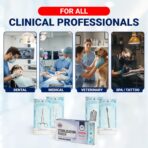 Arrigo Self-Sealing Sterilization Pouches 3.5" x 6.5" – 200 Count – Autoclave Bags with Internal & Dual (Int/Ext) Indicators – Latex-Free, Medical-Grade for Dental, Health & Beauty - Image 6