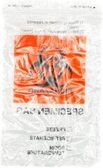 Specimen Biohazard Bags with Extra Pocket 6"x9" (Qty 100 bags) by BioRx Sponix - Image 5