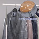 Grevosea 100 Pack Dry Cleaning Bags for Clothes, Clear Garment Bags for Hanging Clothes Plastic Clothing Storage Bag Clothe Cover for Suits Coats Home Storage Travel Moving (35.4 x 23.6 In) - Image 5