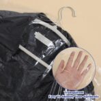 Grevosea 100 Pack Dry Cleaning Bags for Clothes, Clear Garment Bags for Hanging Clothes Plastic Clothing Storage Bag Clothe Cover for Suits Coats Home Storage Travel Moving (35.4 x 23.6 In) - Image 6