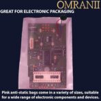 Reclosable Pink Anti-Static Zip Bag - 4 x 8 & (100 Bags) 4 Mil Heavy Duty Reclosable | Zipper Sealable Bags for Packaging Products | Plastic Baggies for Small Businesses - Image 5