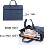 Oxford Document Bag with Handle Waterproof Lightweight Portable Zippered File Bag for Carrying Paper Files Filing Folder - Image 5