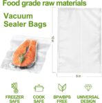 W&Y 100 Single-Ply Vacuum Sealer Bags (6"x10" Quart) – Pre-Separated, Commercial Grade, BPA Free for Food Storage, Sous Vide & Meal Prep – 1 Pack (100 Count) - Image 6
