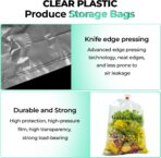 Retail Bags Direct Narrow Profile Produce Roll Bags With Extended Plastic Core - Garden Fresh - 15"X20" - 3300 Count - 4 Rolls - 8 Microns - Clear - Image 4