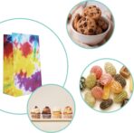 Septo Tie Dye Party Favor Bags, 24 Pieces Camouflage Treat Goody Bags Retro Gift Bags Colorful Kids Party for Birthday Retro Theme - Image 4