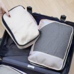 8-Piece Packing Cubes for Travel, Mesh Luggage Organizers with Shoe Bag, Toiletry Bag, Laundry Pouches, 4 Sizes (XL/L/M/S) for Suitcase Organization, Men Women Kids, Beige - Image 9