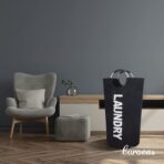 Caroeas 90L Laundry Basket (13 Colors), Waterproof Laundry Hamper, Laundry Bag with Padded Handles, Clothes Hamper Stands Up Well, Collapsible Laundry Basket Easy Storage - Image 6