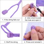 Wisdompro Zipper Pouch, 4 Packs Durable Letter Size Waterproof Mesh File Bag, Document Organizer - Blue - Image 9