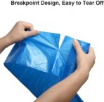 Compostable Trash Bags, 13-15 Gallon Biodegradable Trash Bags Recycled Garbage Bags Unscented Wastebasket Liners for Kitchen Office(75 Counts, Blue) - Image 4