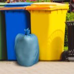 Compostable Trash Bags, 13-15 Gallon Biodegradable Trash Bags Recycled Garbage Bags Unscented Wastebasket Liners for Kitchen Office(75 Counts, Blue) - Image 8