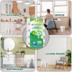 220 Counts Aklyaiap 4 Gallon Trash Bag,Tear & Leak Resistant Bathroom Biodegradable Small Garbage Can Bags Unscented for Home & Kitchen, 5Rolls, White - Image 7