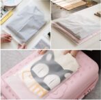T Shirt Bags for Small Business, 100pcs 10x13 inch 3 mil Thick Frosted Zipper Bags for Clothes, Swimsuit Storage with Zipper, Vent Holes, for Shirt Packaging Clothing Packaging - Image 3
