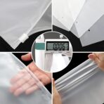 T Shirt Bags for Small Business, 100pcs 10x13 inch 3 mil Thick Frosted Zipper Bags for Clothes, Swimsuit Storage with Zipper, Vent Holes, for Shirt Packaging Clothing Packaging - Image 7