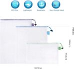 SPLF 18 Pcs Heavy Duty Reusable Mesh Produce Bags, Barcode Scanable See Through Food Safe Mesh Bags with Drawstring for Fruits, Vegetable, Food, Toys, Grocery Storage - Image 4