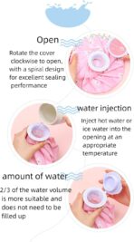 Hot and Cold Reusable Ice Bag for Sport Injuries Ice Pack for Injuries, Hot & Cold Therapy, Teeth Pain Cold Pack, Headaches Cold Ice Bag Hot Cold Therapy for Head Shoulder Back Knee 2PCS - Image 4