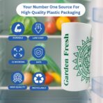 ASSUREPAK Clear Produce Bags Roll - 1200 Bags - 12"x20" – HDPE - (11 Microns) – Plastic for Grocery, Reusable Produce, Small Business, Plastic Bag, Food Bag, Storage Use, Natural Color - Image 4