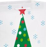 Hallmark Image Arts 8" Medium Christmas Gift Bags (8 Bags: Mittens, Snowmen, Christmas Trees, Peppermint Candy) for Kids, Teachers, Coworkers - Image 6