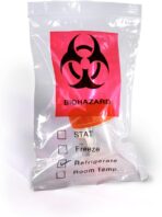 Biohazard Specimen Bag By Dasher's Spice & Beans | 12"x15" Zip Top | with Pouch for Paperwork | 100 ct - Image 3