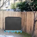 Water Resistant Pallet Cover, 420D Heavy-Duty Zipper Pallet Cover to fit Pallets Up to 48" x 42" x 48" Waterproof, Stain-Resistant, Dustproof, Cargo PalletCovers with UV Protection Black - Image 7