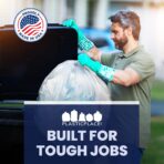 Plasticplace Heavy Duty 55-60 Gallon Trash Bags – Clear Garbage Can Liners (38” x 58”) – Durable Multiuse, Puncture-Resistant, 50 Count – Ideal for Kitchens, Warehouses and Recycling Trashbags 1.5 Mil - Image 8