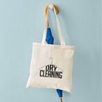 CafePress Dry Cleaning Tote Bag Natural Canvas Tote Bag, Reusable Shopping Bag - Image 5