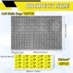 40 Pcs Large Anti Static ESD Bags with Anti-static Labels Open Top ESD Shielding Anti-Static Bag 16 x 24 inch/ 40 x 60 cm for Motherboards SSD HDD Hard Drive Laptop Electronic - Image 3