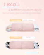 BAGSMART 6 Set /4 Set/2 Set Compression Packing Cubes for Travel, Lightweight Luggage Organizer Bags, Durable Space Saver Bags Travel Essentials - Image 5