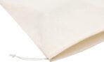 DR 100% Cotton Muslin Drawstring Bags (12x16 Inch - 6-Pack) Large Beige Fabric Cotton Shoe Bag and Storage Pouches for Shoes Storage Pantry Gifts Laundry Travel - Image 7