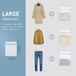 Muchfun 3Pcs Durable Honeycomb Mesh Laundry Bags for Delicates 16 x 20 Inches (3 Large) - Image 3