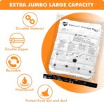 GONGSHI Vacuum Storage Bags, Space Saver Seal Bags For Clothing, Blankets, Comforters, Pillows, Clothes Storage,Travel Luggage,24 Combo-EPUMP - Image 3