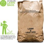 30 Gallon Kraft Lawn and Leaf Bags (10 Pack) Eco-Friendly Heavy Duty Large Paper Trash Bags, Tear Resistant Yard Waste Bags for Grass Clippings, Wet and Dry Leaves, Weeds, Twigs - Image 4