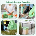 ECOLipak 13 Gallon Compostable Trash Garbage Bags, 50 Count (1 Roll) Biodegradable Heavy Duty Bathroom Kitchen Trash Bags for Home/Office, US BPI ASTM D6400 and OK Compost Home Certified - Image 8