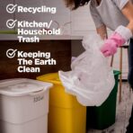 30-33 Gallon Clear Trash Bags Heavy Duty (250 COUNT) - Clear Recycling Garbage Bags 30+ Gallon, 32 Gallon - Made in USA - Image 6