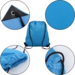 20 Colors Drawstring Backpack Bags Sack Pack Cinch Tote Sport Storage Polyester Bag for Gym Traveling - Image 3