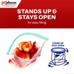 SC Johnson Professional Ziploc Brand Food Storage Freezer Bags, 1 Gallon Freezer Bags, Ziploc Brand Bags, Commercial Pack, 250 Count Box, for Professional Use Only - Image 5