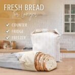 Nectar & Nest Reusable Beeswax Bread Bags for Homemade Bread & Sourdough – XL Eco-Friendly, Natural, Food-Safe Storage Bag to Keep Loaves Fresh Longer – Sustainable, Zero Waste - Image 3