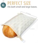 Nectar & Nest Reusable Beeswax Bread Bags for Homemade Bread & Sourdough – XL Eco-Friendly, Natural, Food-Safe Storage Bag to Keep Loaves Fresh Longer – Sustainable, Zero Waste - Image 7