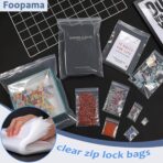 100 PCS 4" x 6" Thick 5 Mil Clear Zip Poly Lock Plastic Bags Seal Reclosable Zip Bag Heavy-Duty Photo Cards Snacks Seeds Zipper Bags - Image 3