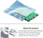 Anti Static Bags ESD Shielding Bags Reusable, [for Electronic Device GPU Hard Drive SSD HDD Motherboard] - 2x3inch/25pcs - Image 4